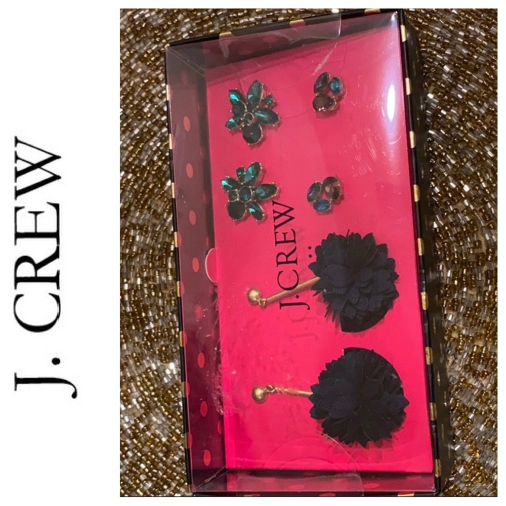 J Crew Boxed Earring Set